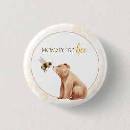 ハニカムマミーからBee Baby Bear ベビーシャワー 缶バッジ