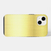 ハニカムミツバチの巣 iPhoneケース (裏面横)