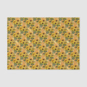 ハニカムミツバチひまわり 薄葉紙 (正面)