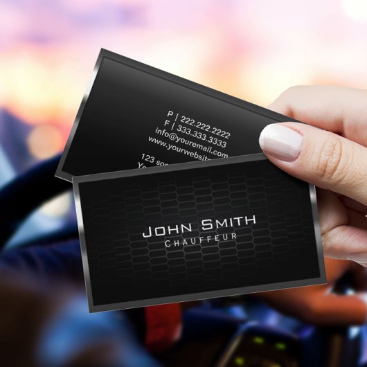 ハニカムメタルセルショーフール名刺 名刺