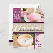 ハニカムモダン写真テンプレート事業用葉書 ポストカード (正面/裏面)