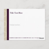 ハニカムモダン写真テンプレート事業用葉書 ポストカード (裏面)