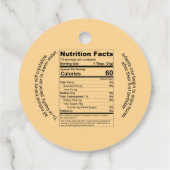 ハニカムモノグラムハニー結婚ジャー フェイバータグ (裏面)