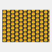 ハニカムラッピング紙セット3 ラッピングペーパーシート (正面2)