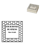 ハニカムラベル ラバースタンプ (押印)