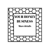 ハニカムラベル ラバースタンプ (インプリント)