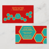 ハニカムロイヤリティパンチカード ロイヤリティカード (正面/裏面)