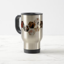 ハニカム六角フォトコラージュ11写真コーヒー