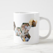 ハニカム六角フォトコラージュ11写真(大) ジャンボコーヒーマグカップ (右)