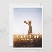 ハニカム六角写真贈与証 (正面)