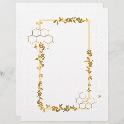 ハニカム枠紙 (正面/裏面)