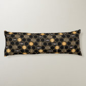 ハニカム模様 ボディピロー (裏面)