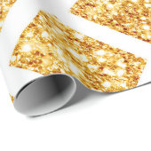 ハニカム金ゴールドグリッターボホコレクシ人気があるョン ラッピングペーパー (ロールコーナー)