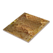 ハニカム金ゴールド抽象芸術デジタルアート タイル (側面)