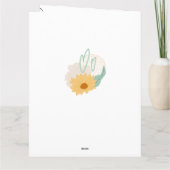 ハニカム6フォトコラージハプビー誕生日 カード (裏面)