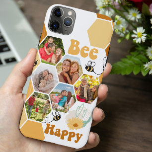 ハニカム6フォトコラージュBee Happy iPhone 11 Pro Maxケース