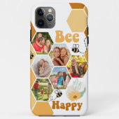 ハニカム6フォトコラージュBee Happy Case-Mate iPhoneケース (裏面)