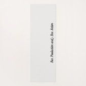 ハニカム | カラー無地のクリーム2パーソナル ヨガマット (裏面)