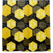 ハニカム！シャワーカーテン シャワーカーテン (正面)