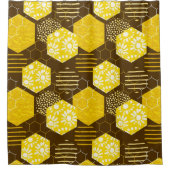 ハニカム！シャワーカーテン シャワーカーテン (正面)