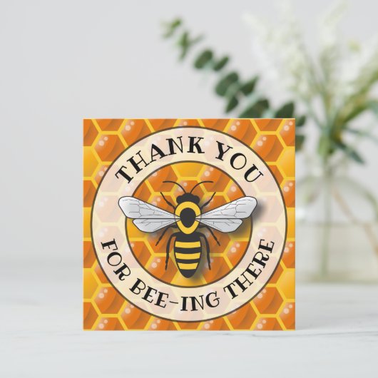 ハニカム&ビーありがとうテンプレート (スタンド正面)