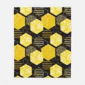 ハニカム！フリースブランケット フリースブランケット (正面)