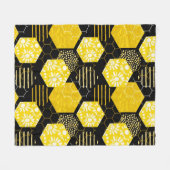 ハニカム！フリースブランケット フリースブランケット (正面(横))