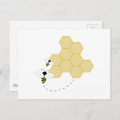 ハニカム ポストカード (正面/裏面)