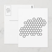ハニカム ポストカード (正面/裏面)