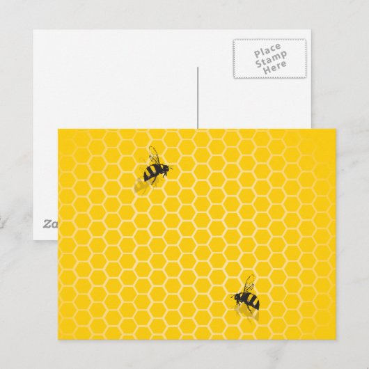 ハニカム ポストカード (正面/裏面)