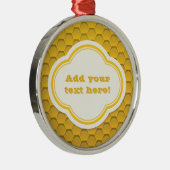 ハニカム メタルオーナメント (右)