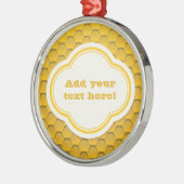 ハニカム メタルオーナメント (左)