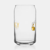 ハニカン ガラス ガラス缶 (左)