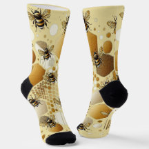 ハニカ忙しム上のハチ：六角形と円