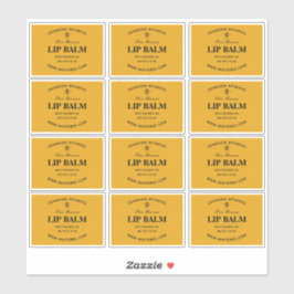 ハニコム リップ ビーズワックス バーム ラベル