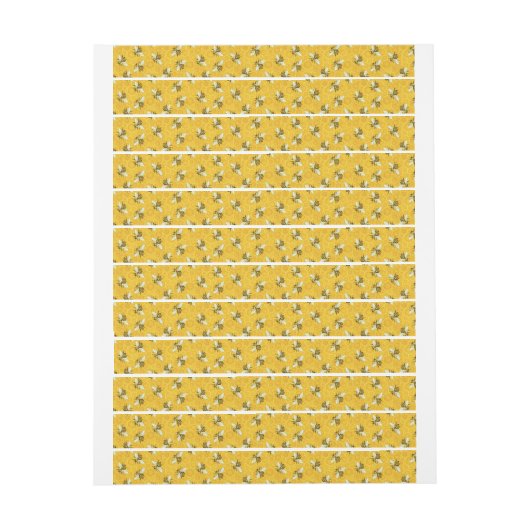 ハニツバハニカムハニチビン蓋セキュリティシール ラップアラウンドラベル (シート)