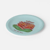 ハニマオリ料理フードカイ ペーパープレート (アングル)