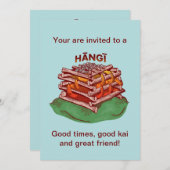 ハニマオリ料理フードカイ 招待状 (正面/裏面)
