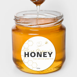 ハニモダンツ金ゴールド蜂ハニカム ラウンドシール