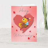 ハニーああバレンタイン シーズンカード (正面)