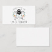 ハニーお洒落ビーアピールファームビーキーパー 割引カード (正面/裏面)