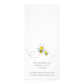 ハニーお洒落ミツバチ養蜂家の価格表 ラックカード (裏面)