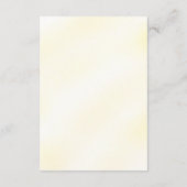 ハニーが主役のウェディングシャワー レジストリー エンクロージャーカード (裏面)