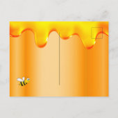 ハニーが滴る ブライドトゥビー ブライズシャワー ポストカード (裏面)