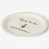 ハニーが花嫁に！ ウェディングシャワー ペーパープレート (アングル)