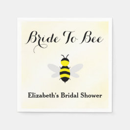 ハニーが花嫁に！ ブライダルシャワー スタンダードカクテルナプキン