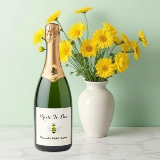 ハニーが花嫁に！ ブライダルシャワー スパークリングワインラベル