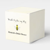 ハニーが花嫁に！ ブライダルシャワー フェイバーボックス (正面サイド)