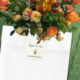 ハニーが花嫁に！ ブライダルシャワー ラウンドシール