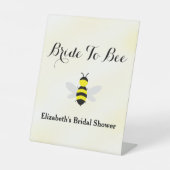 ハニーが花嫁に！ ブライダルシャワー 台座サイン (正面)